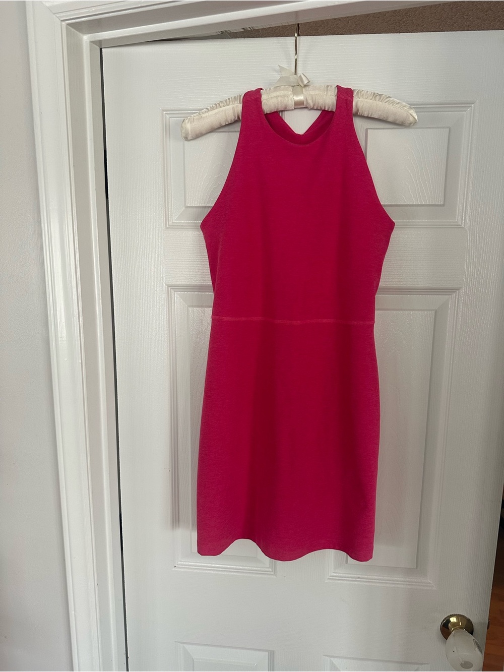 Beyond Yoga Spacedye Refocus Dress Vivid Pink Heather